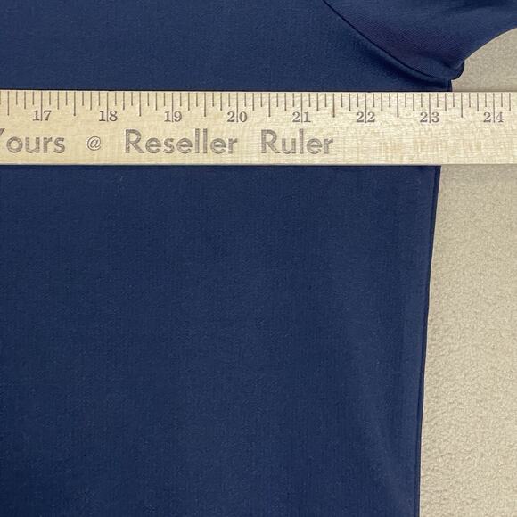 G Fore Pullover Mens L Blue Tech Jersey Golf 1/2 Zip Long Sleeve Stretch - Picture 4 of 13